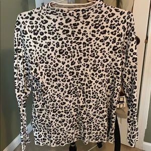Leopard print turtleneck. Brand new!
